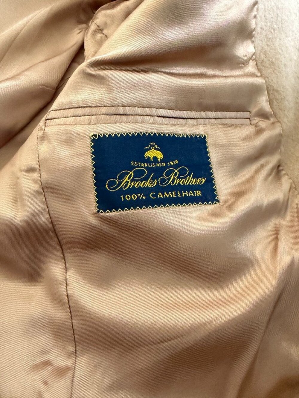 Vintage BROOKS BROTHERS Camel Hair Blazer 6 Women's - Picture 12 of 16